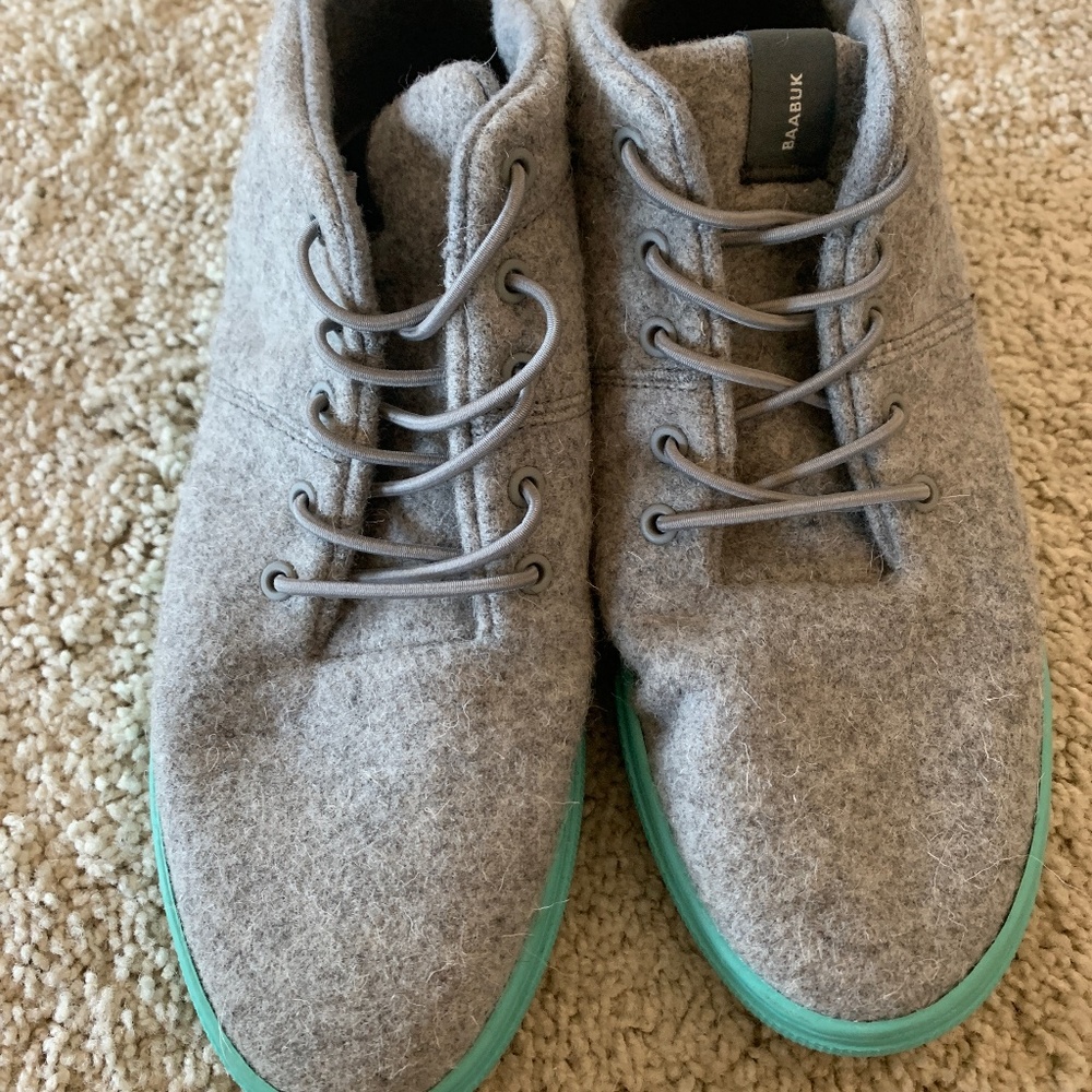 Excellent condition grey wool booties
